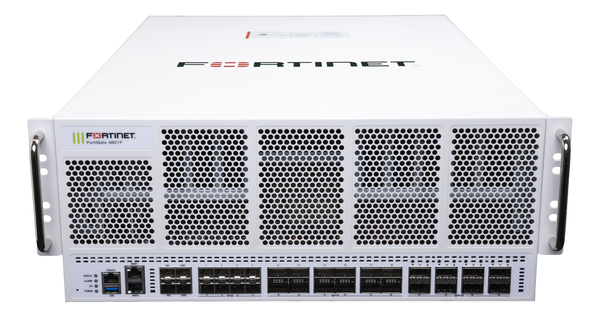 FortiGate 4801F-NEBS vista em perspectiva