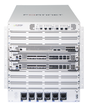 FortiGate 7081F-DC vista frontal superior