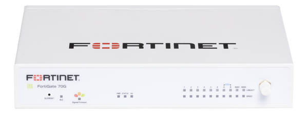 FortiGate 70G-PoE vista em perspectiva
