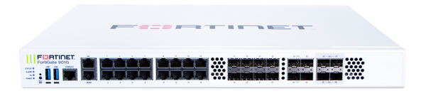 FortiGate 901G-DC vista frontal superior
